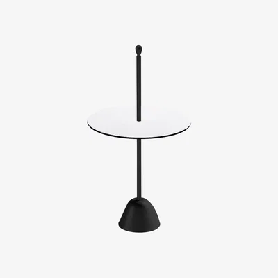 Made in Design Servomuto End table by Zanotta White/Black