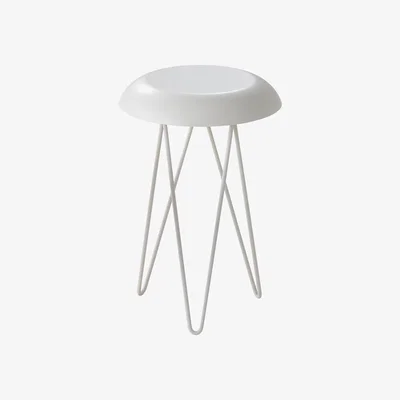 Made in Design Meduse End table - Ø 30 x H 44 cm by Casamania White