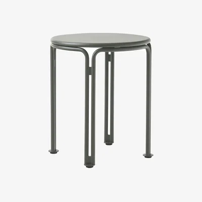 Made in Design Thorvald SC102 End table metal green / Ø 40 x H 46 cm - &tradition