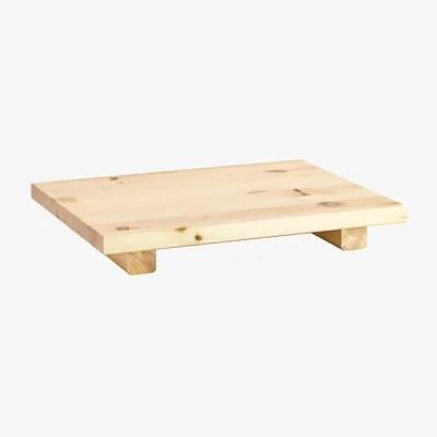Made in Design Dock side End table natural wood / Set of 2 - 45 x 34 x H 5 cm - KARUP DESIGN