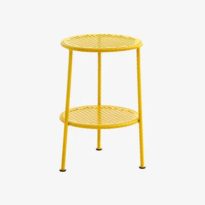 Made in Design Work is Over End table - Ø 35 cm by Diesel with Moroso Yellow