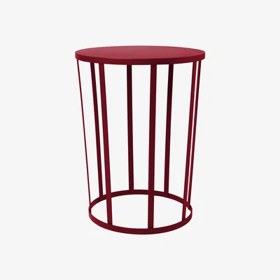 Made in Design Hollo End table - Stool /  Ø 35 x H 44 cm by Petite Friture Red
