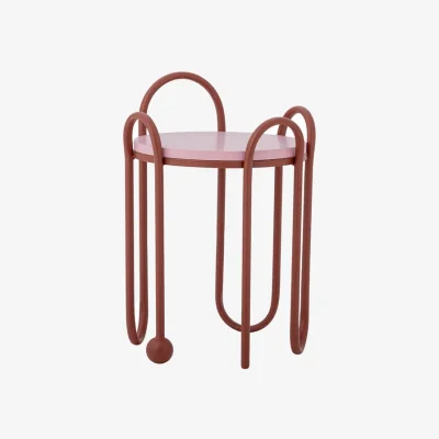 Made in Design Whimsica End table metal red / Ø 30.5 x H 46 cm - Bloomingville