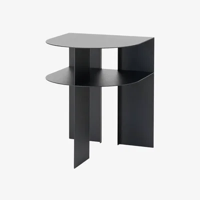 Made in Design Rand End table metal black / 40 x 40 x H 48.4 cm - NEW WORKS