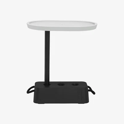 Made in Design Brick End table - / 56 x 39 x H 63.5 cm - Rotating top by Fatboy Grey