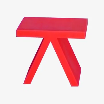 Made in Design Toy End table by Slide Red