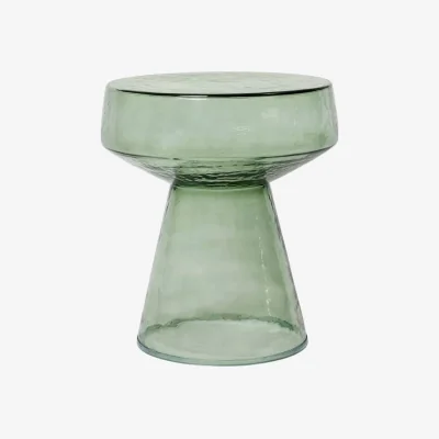 Made in Design Clara End table glass green / Ø 39 x H 44 cm - BROSTE COPENHAGEN