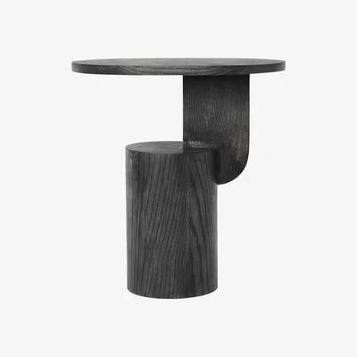 Made in Design Insert End table - / H 50 cm - Wood by Ferm Living Black