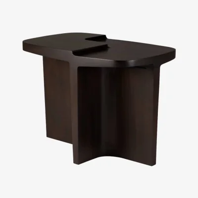 Made in Design Brutalist End table wood brown / 60 x 40 x H 45 cm - Ethnicraft
