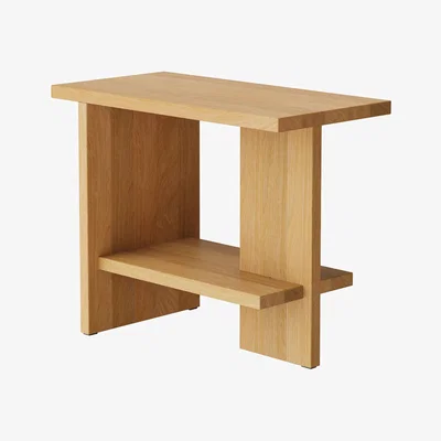 Made in Design Tee End table natural wood / 60 x 30 x H 47.5 cm