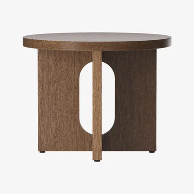 Made in Design Androgyne End table natural wood / Ø 50 x H 39 cm - Audo Copenhagen