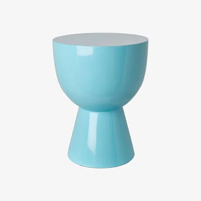 Made in Design Tam Tam End table - / Lacquered plastic by Pols Potten Blue