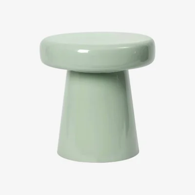 Made in Design Jelly End table metal green / Ø 36 x H 36 cm - BROSTE COPENHAGEN
