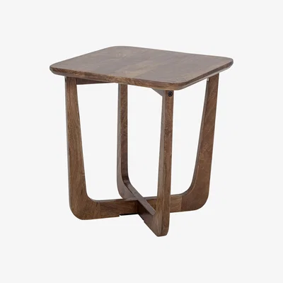 Made in Design Rine End table - / Mango wood - 50 x 50 x H 55 cm by Bloomingville Natural wood