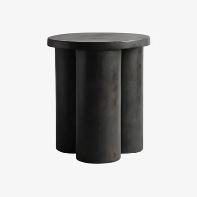 Made in Design Big Foot Tall End table composite material brown / Ø 45 x H 51 cm - 101 COPENHAGEN