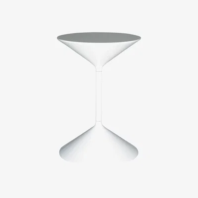 Made in Design Tempo End table by Zanotta White