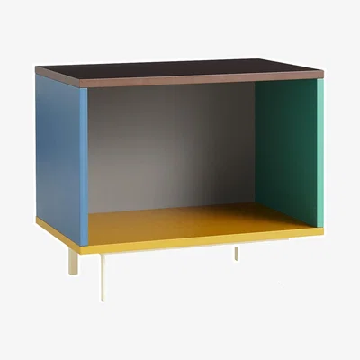 Made in Design Bedside table Colour Cabinet Floor wood / Small - L 60 x H 51 cm - Hay