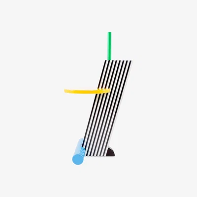 Made in Design Flamingo End table by Memphis Milano Multicoloured