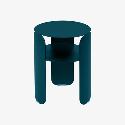 Made in Design Bebop End table - / Ø 35 x H 45 cm by Fermob Blue