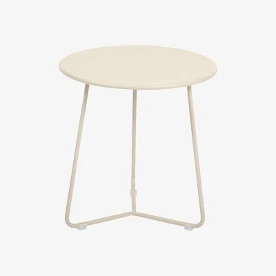 Made in Design Cocotte End table metal beige / Ø 34 x H 36 cm - Fermob