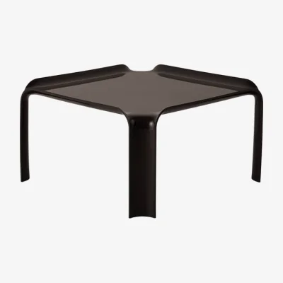 Made in Design T877 End table plastic material brown / Stone Paulin, 1968 reprint - 50 x 50 cm - Gubi