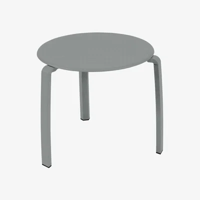Made in Design Alizé End table metal grey / Ø 48 cm - Metal - Fermob