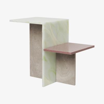 Made in Design Distinct End table - / Acrylic stone by Ferm Living Multicoloured