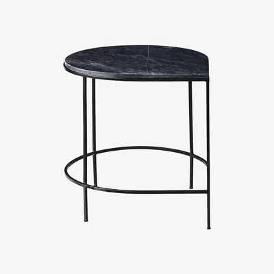 Made in Design Stilla End table - Granite top / H 50 cm by AYTM Black