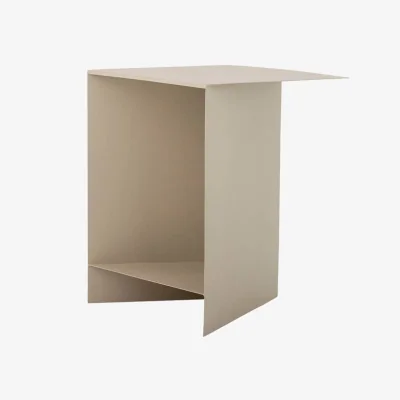 Made in Design Tasha End table metal beige / 35 x 35 x H 45 cm - Bloomingville