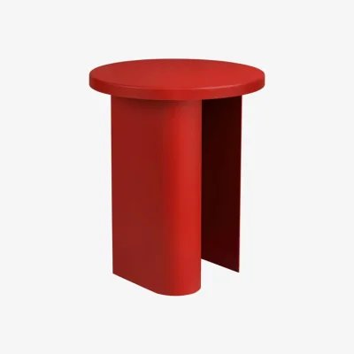 Made in Design Sato End table metal red / Ø 35 x H 42.5 cm - NOO.MA