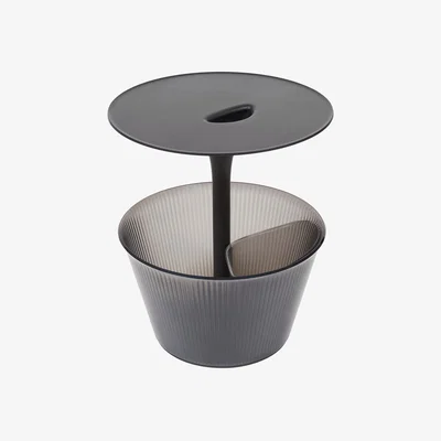 Made in Design End table Pick-Up plastic material / Magazine rack - Ø 43 x H 49 cm - Alessi