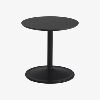 Made in Design Soft End table - / Ø 41 x H 40 cm - Laminate by Muuto Black