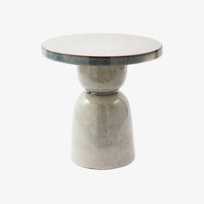 Made in Design Pawn End table ceramic grey / Ø 40 x H 40 cm - Pols Potten