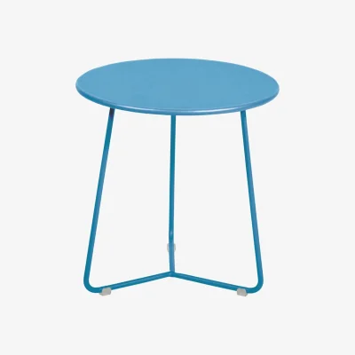 Made in Design Cocotte End table metal blue / Stool - Ø 34 x H 36 cm - Fermob