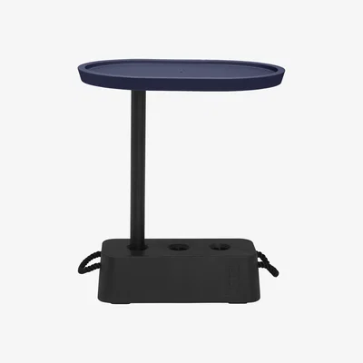 Made in Design Brick End table - / 56 x 39 x H 63.5 cm - Rotating top by Fatboy Blue