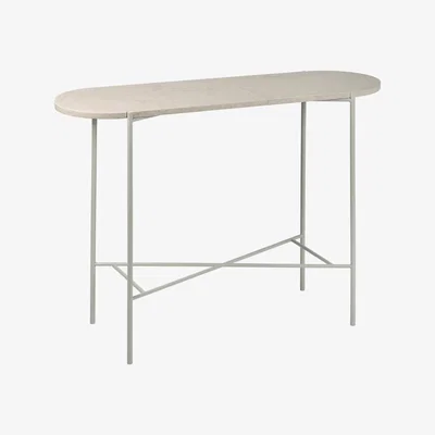 Nordic Nest 1898 Aplaryd side table tall Grey limestone