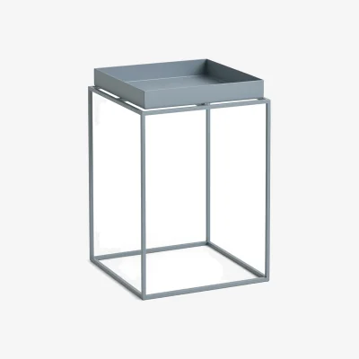 Nordic Nest HAY Tray Table medium side table Pigeon blue 30x30x44 cm