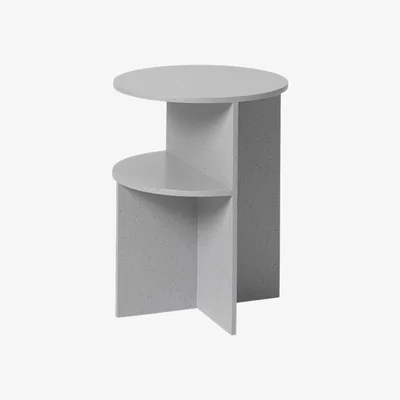 Nordic Nest Muuto Halves side table Light grey