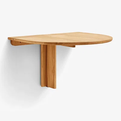 Nordic Nest Form & Refine Trefoil wall-mounted table Oak