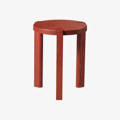 Nordic Nest FDB Møbler D108 Ragnesminde side table Ø35 cm Carmine red