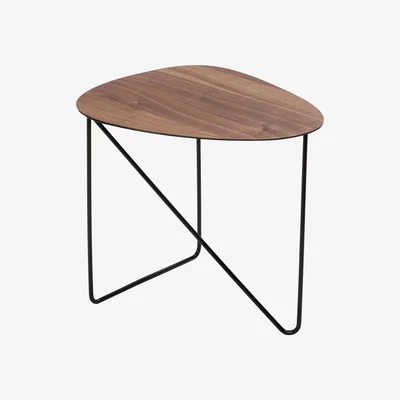 Nordic Nest LIND DNA Curve side table M walnut
