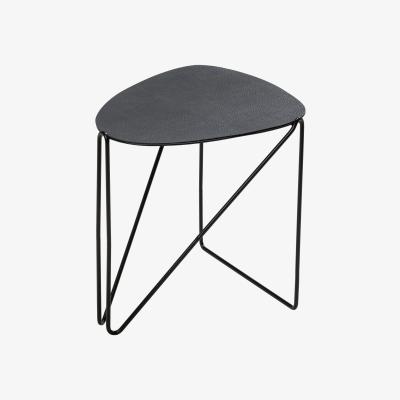 Nordic Nest LIND DNA Curve Chameleon Hippo side table black-anthracite