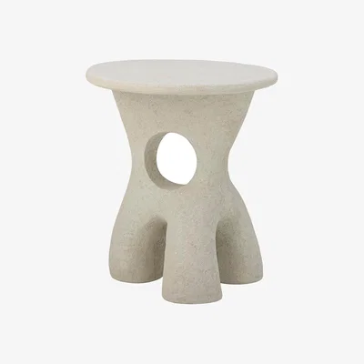 Nordic Nest Bloomingville Amiee side table Ø37x435 cm White