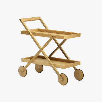 Nordic Nest Design House Stockholm Exit serving trolley Oak
