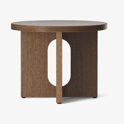 Nordic Nest MENU Androgyne side table Ø50 cm dark-stained oak Dark stained oak - table top