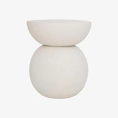 Nordic Nest URBAN NATURE CULTURE Umi side table Ø37x44 cm Off white