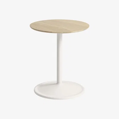 Nordic Nest Soft sidetable 48 cm Solid oak-off white