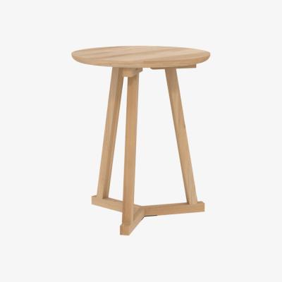 Nordic Nest Ethnicraft Tripod side table Oak — Wax oil small 56x46 cm