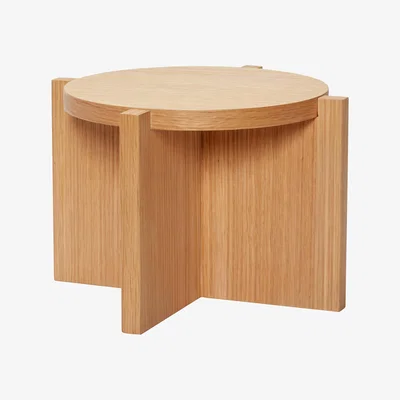 Nordic Nest Hübsch Nomad side table small Oak