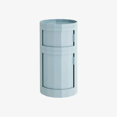 Nordic Nest HAY Facet Cabinet 110 side table Misty blue